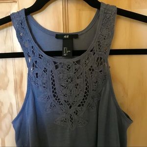 NWOT Periwinkle Lace Top